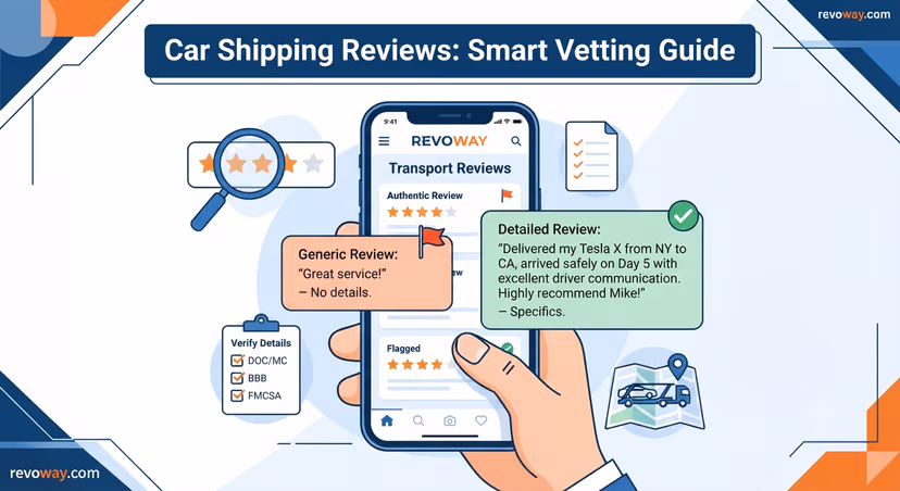 Car Shipping Reviews: How to Read Them and What Red Flags to Watch
